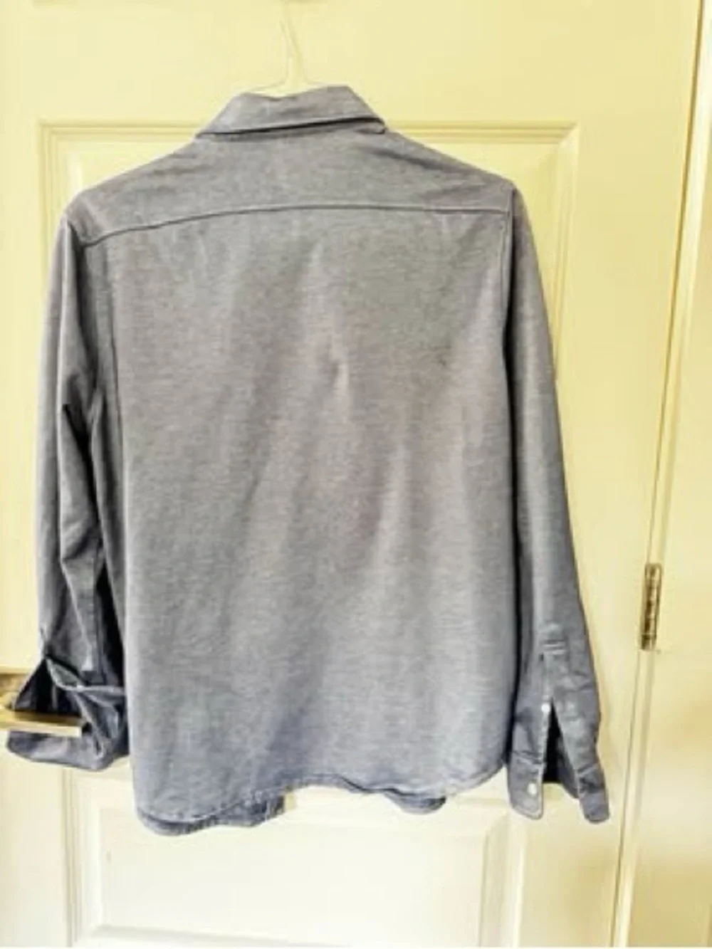 Men's Casual Button-Down Shirt – Grey